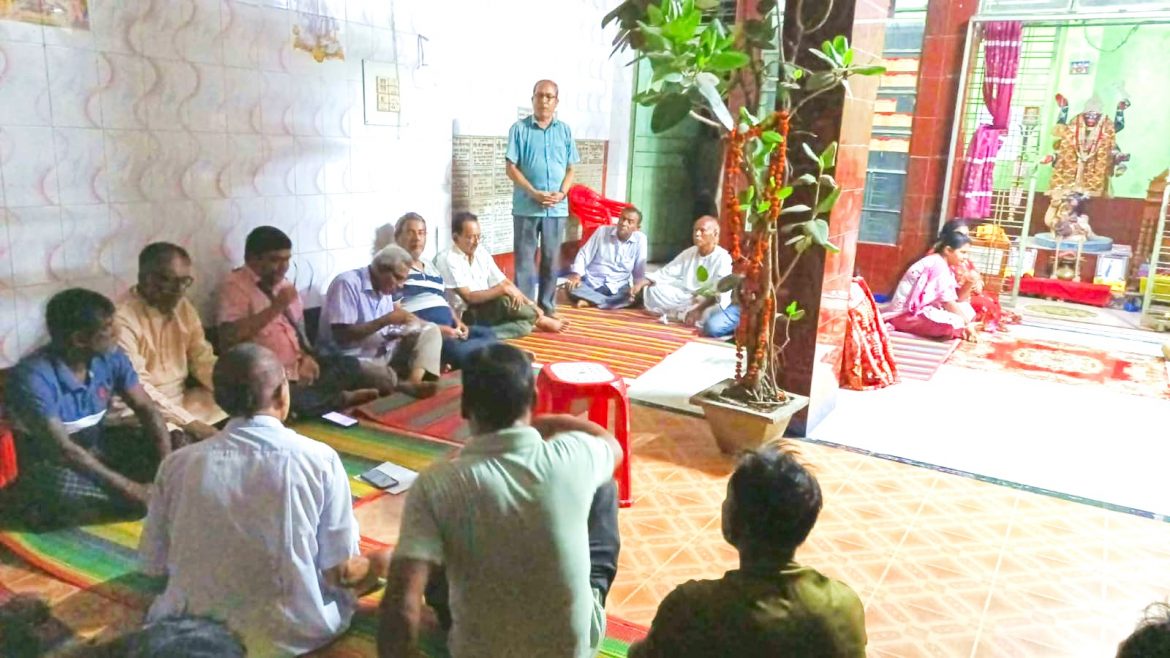 শ্রীকৃষ্ণের জন্মাষ্টমী উদযাপন উপলক্ষে মেহেরপুরের শ্রী শ্রী  সিদ্ধেশ্বরী কালী মন্দিরে বিশেষ আলোচনা সভা